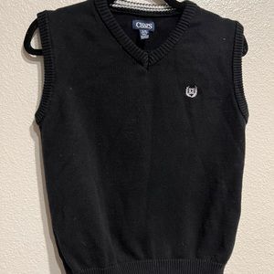Chaps Black Boys‎ Sweater vest